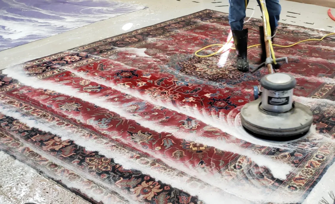 Recent carpet cleaning work